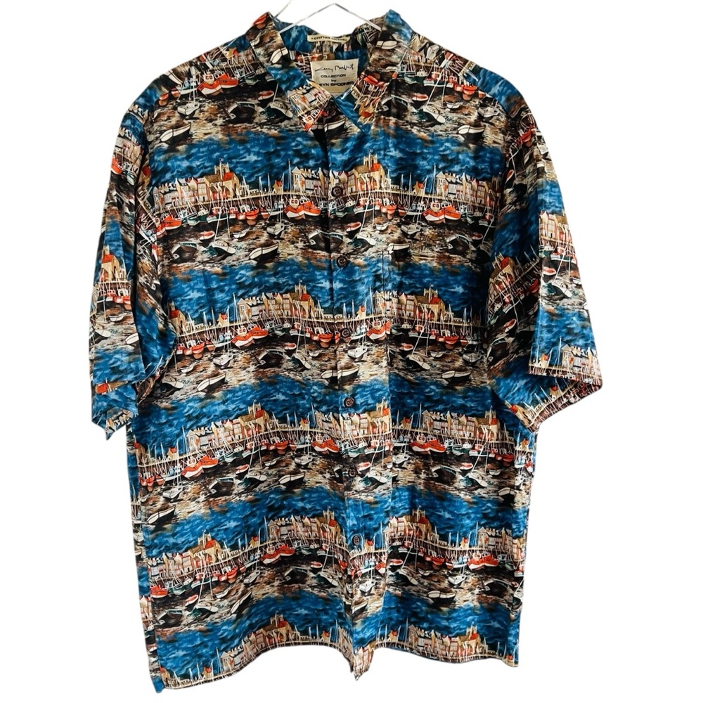 Reyn Spooner Guy Buffet Sailboats Hawaiian Shirt